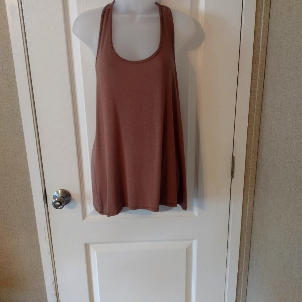 Not open back yoga top